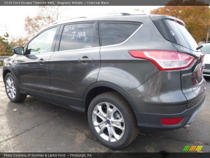 Magnetic Metallic / Charcoal Black 2016 Ford Escape Titanium 4WD