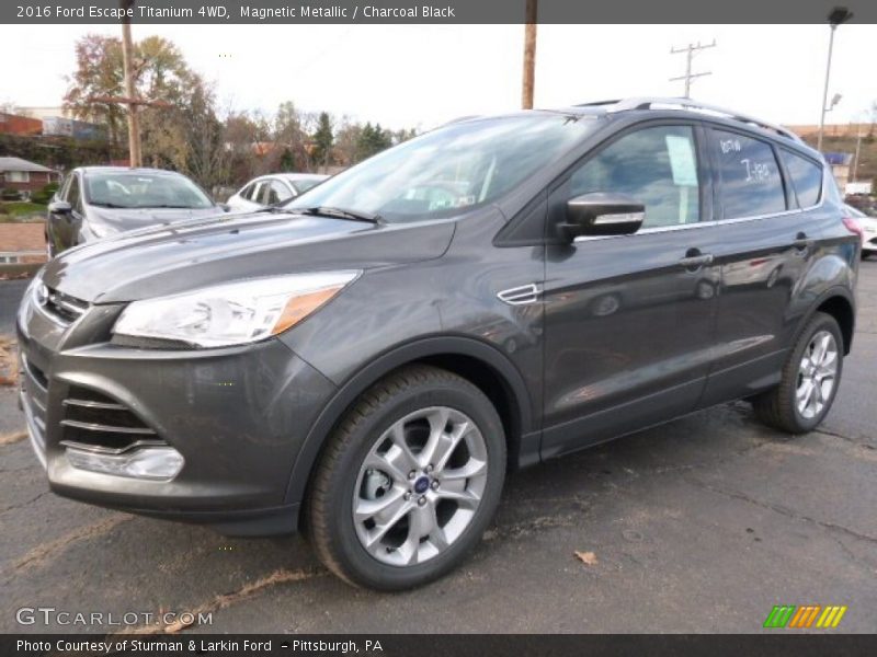 Magnetic Metallic / Charcoal Black 2016 Ford Escape Titanium 4WD