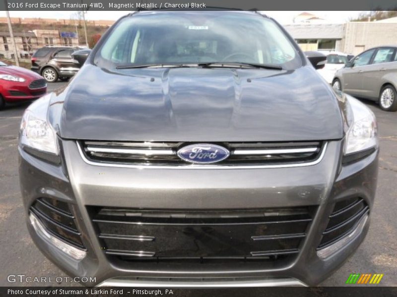 Magnetic Metallic / Charcoal Black 2016 Ford Escape Titanium 4WD