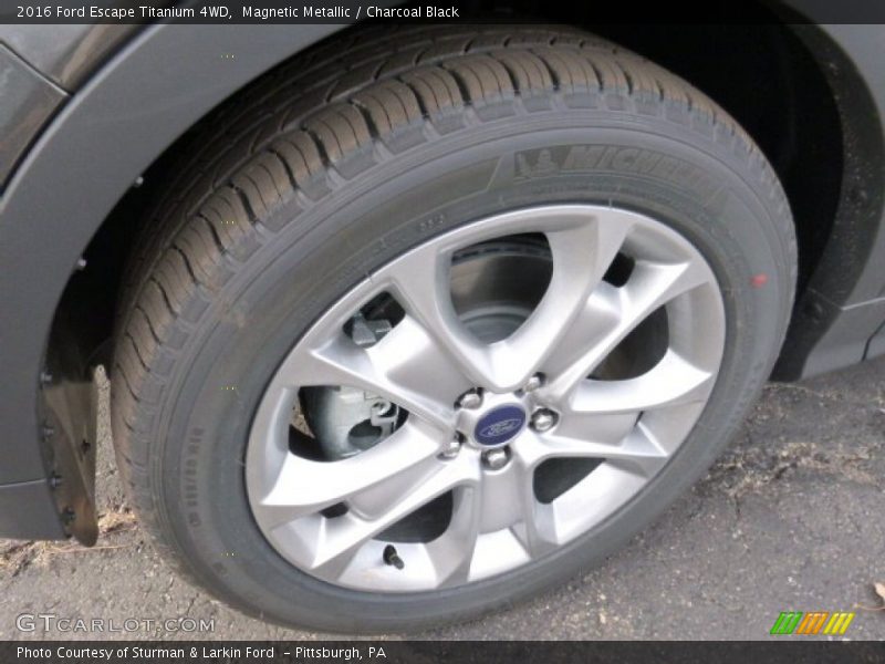 Magnetic Metallic / Charcoal Black 2016 Ford Escape Titanium 4WD