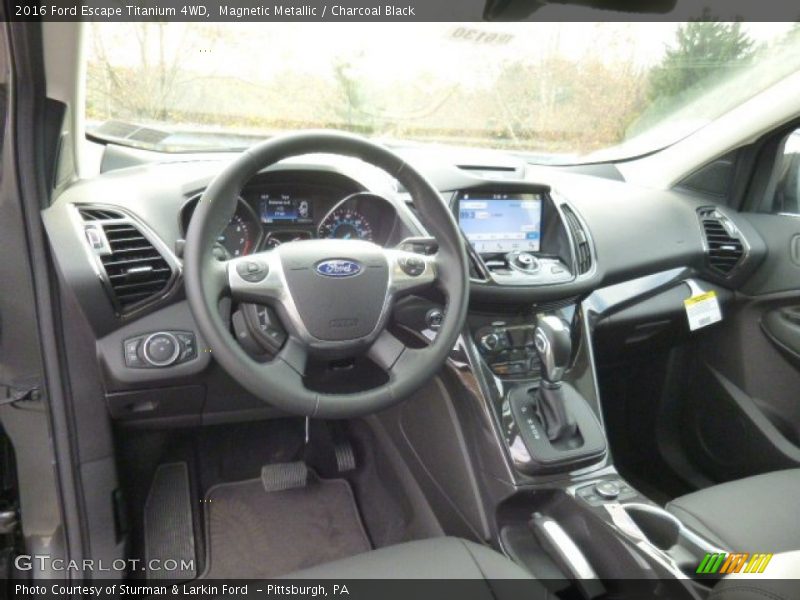 Magnetic Metallic / Charcoal Black 2016 Ford Escape Titanium 4WD