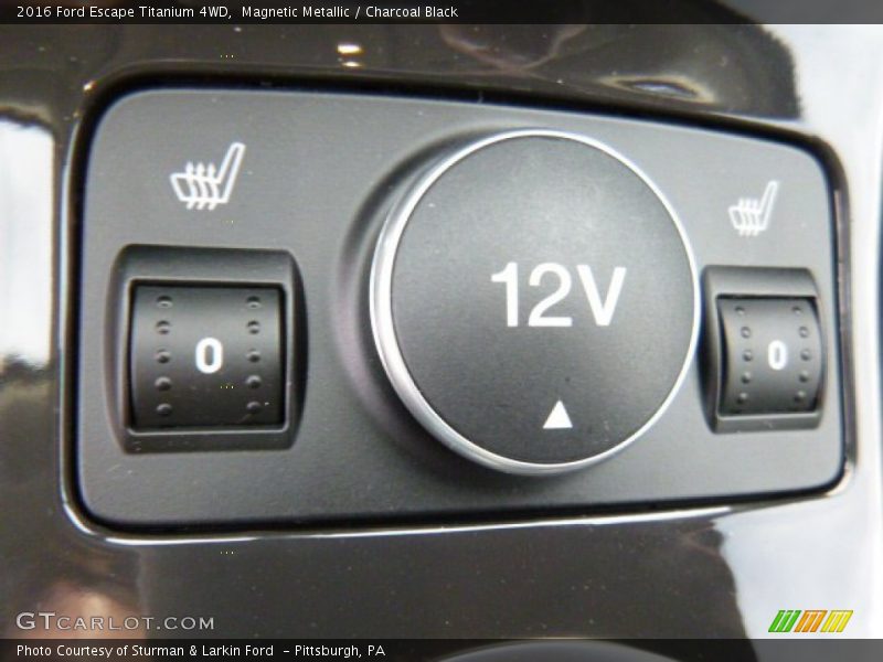 Magnetic Metallic / Charcoal Black 2016 Ford Escape Titanium 4WD