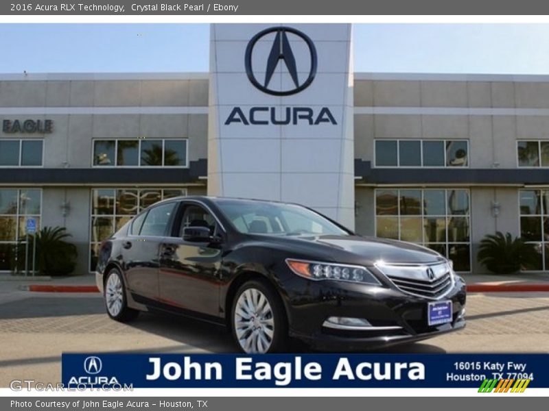 Crystal Black Pearl / Ebony 2016 Acura RLX Technology