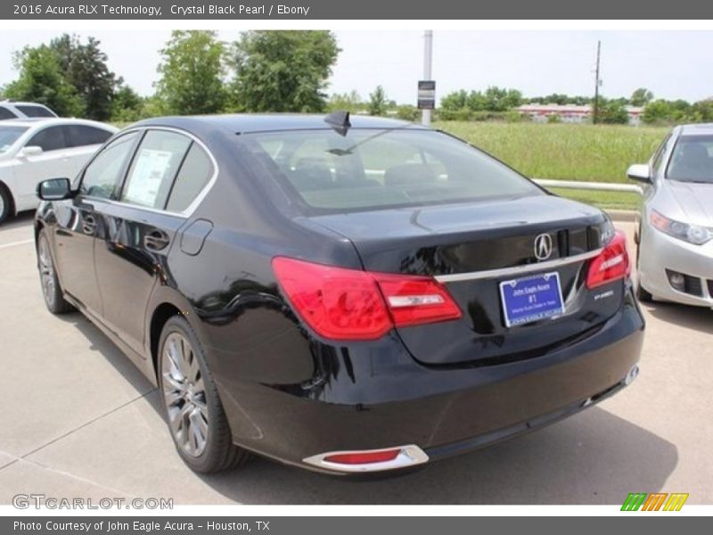 Crystal Black Pearl / Ebony 2016 Acura RLX Technology