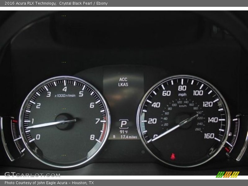 Crystal Black Pearl / Ebony 2016 Acura RLX Technology