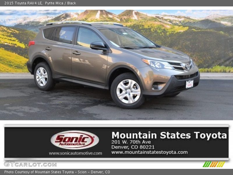 Pyrite Mica / Black 2015 Toyota RAV4 LE