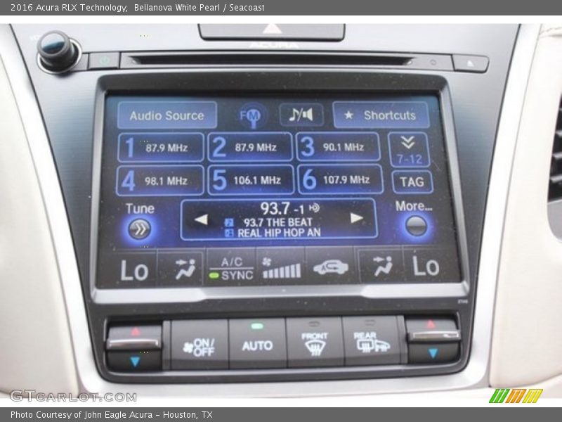 Bellanova White Pearl / Seacoast 2016 Acura RLX Technology