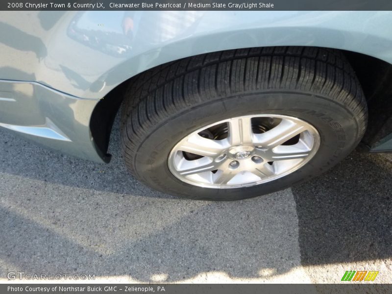 Clearwater Blue Pearlcoat / Medium Slate Gray/Light Shale 2008 Chrysler Town & Country LX