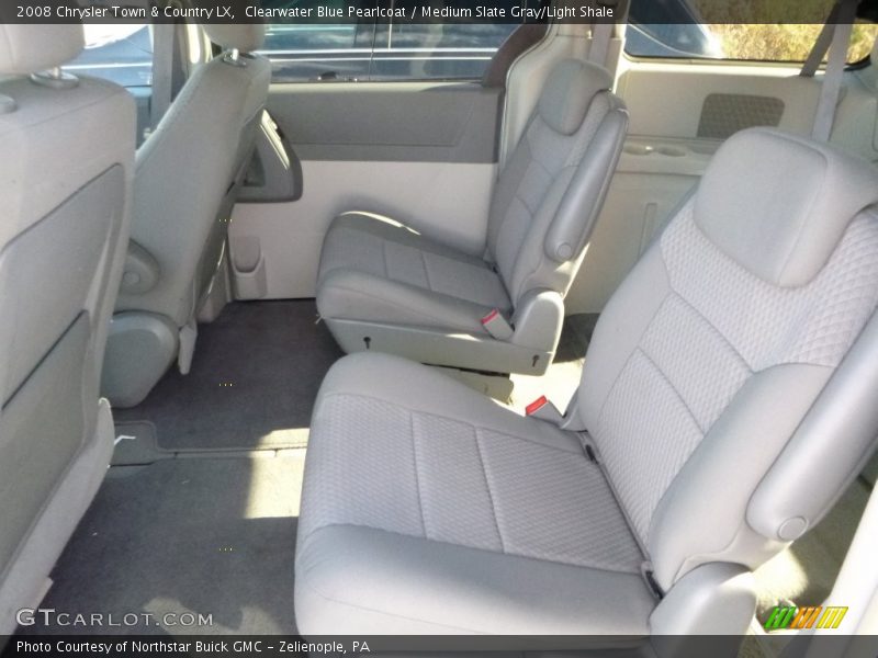 Clearwater Blue Pearlcoat / Medium Slate Gray/Light Shale 2008 Chrysler Town & Country LX