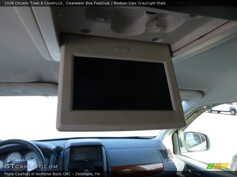 Clearwater Blue Pearlcoat / Medium Slate Gray/Light Shale 2008 Chrysler Town & Country LX