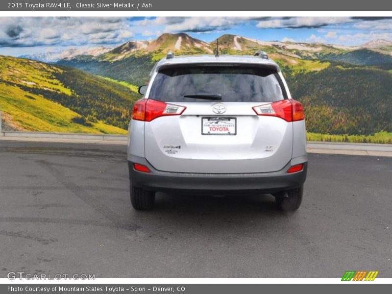 Classic Silver Metallic / Ash 2015 Toyota RAV4 LE