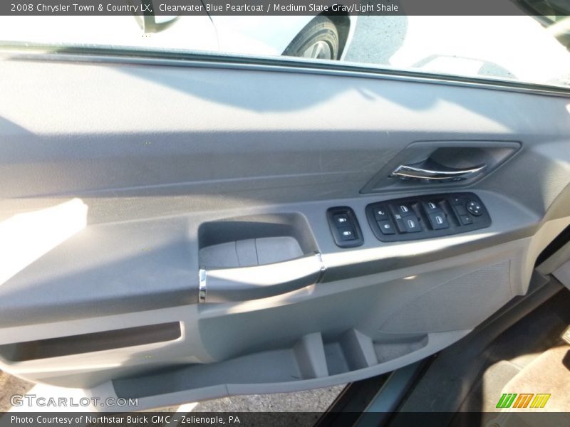Clearwater Blue Pearlcoat / Medium Slate Gray/Light Shale 2008 Chrysler Town & Country LX