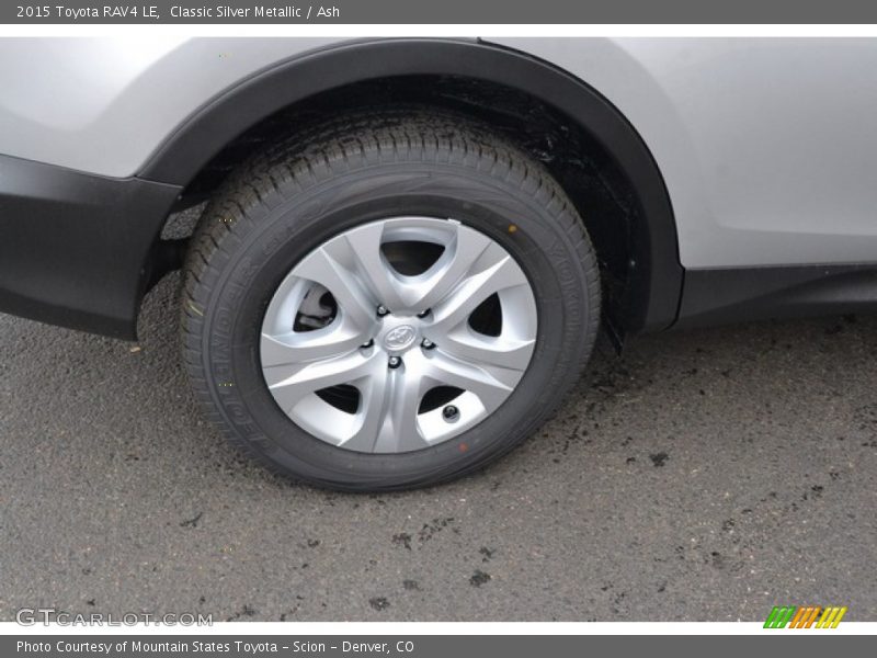 Classic Silver Metallic / Ash 2015 Toyota RAV4 LE