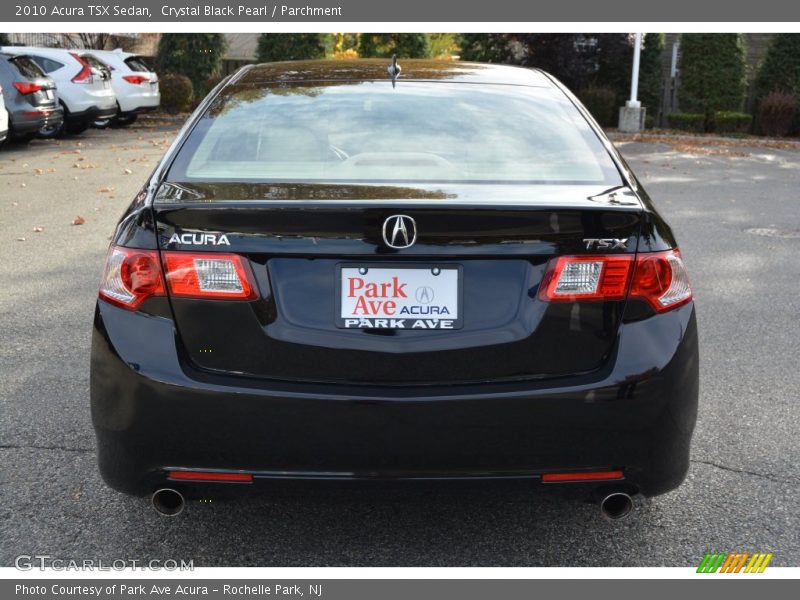 Crystal Black Pearl / Parchment 2010 Acura TSX Sedan