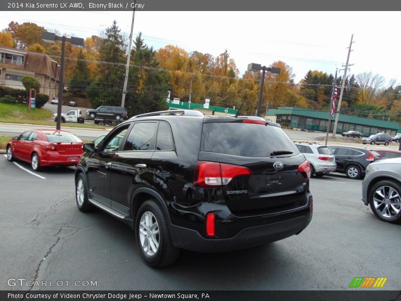Ebony Black / Gray 2014 Kia Sorento LX AWD
