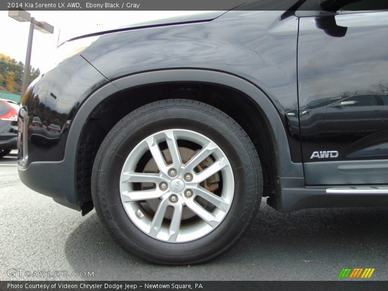 Ebony Black / Gray 2014 Kia Sorento LX AWD