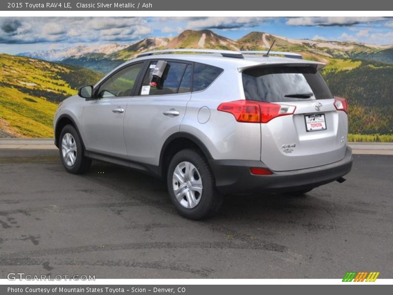 Classic Silver Metallic / Ash 2015 Toyota RAV4 LE
