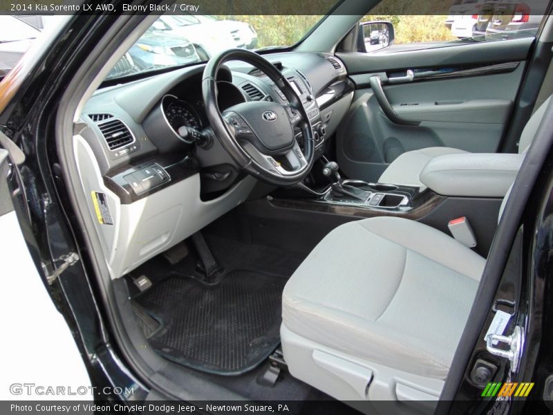 Ebony Black / Gray 2014 Kia Sorento LX AWD