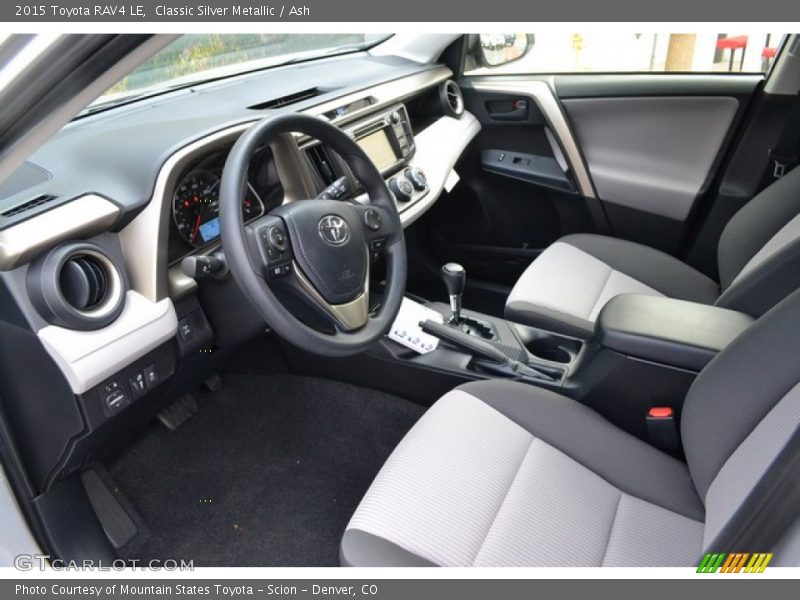 Classic Silver Metallic / Ash 2015 Toyota RAV4 LE