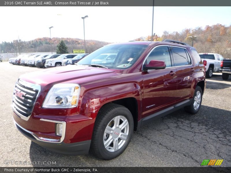 Crimson Red Tintcoat / Jet Black 2016 GMC Terrain SLE AWD