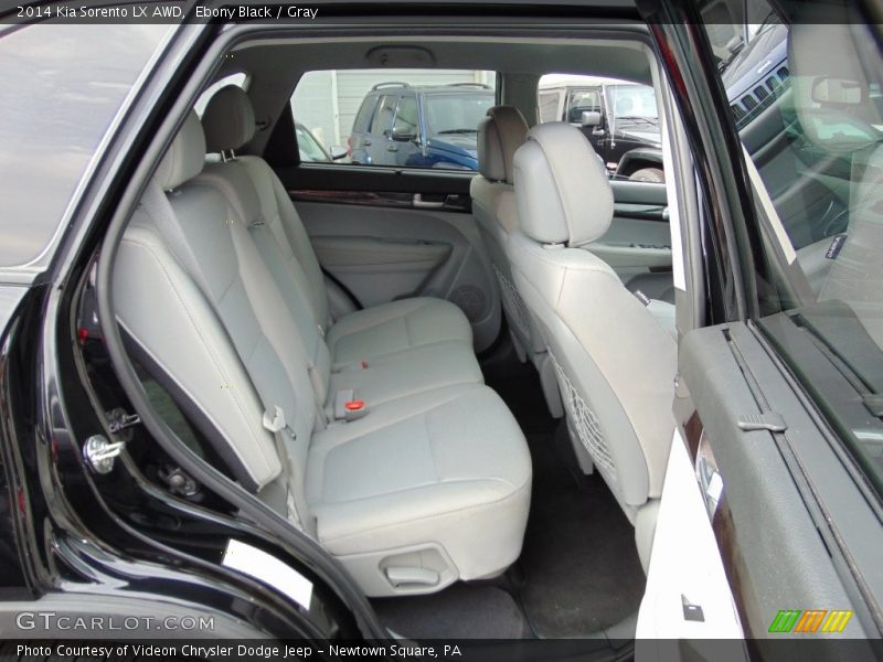 Ebony Black / Gray 2014 Kia Sorento LX AWD