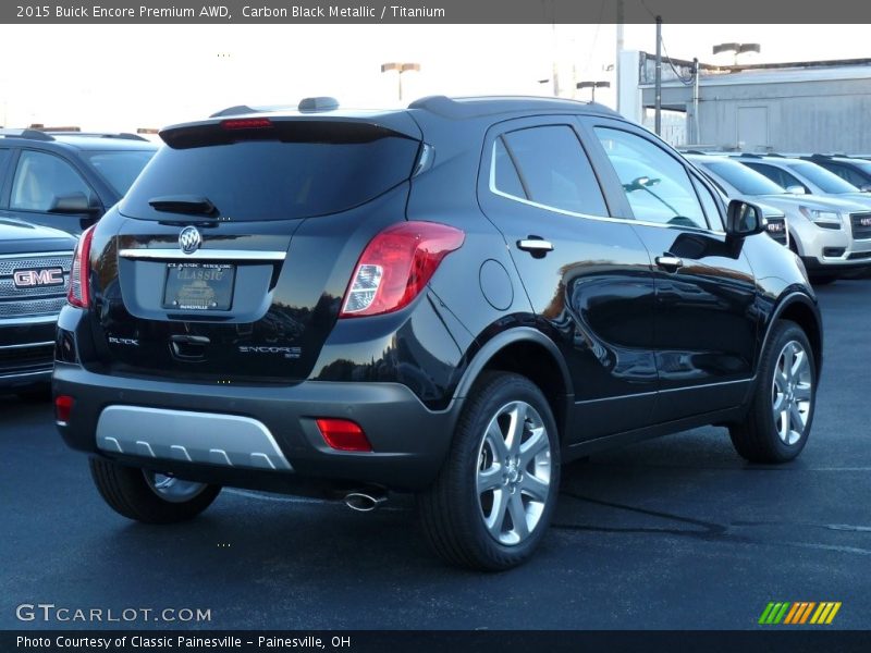 Carbon Black Metallic / Titanium 2015 Buick Encore Premium AWD