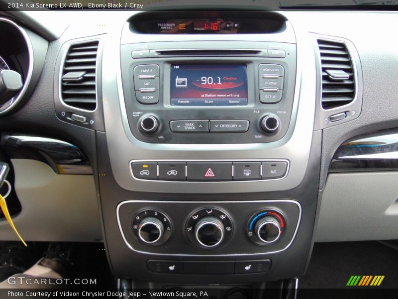 Ebony Black / Gray 2014 Kia Sorento LX AWD