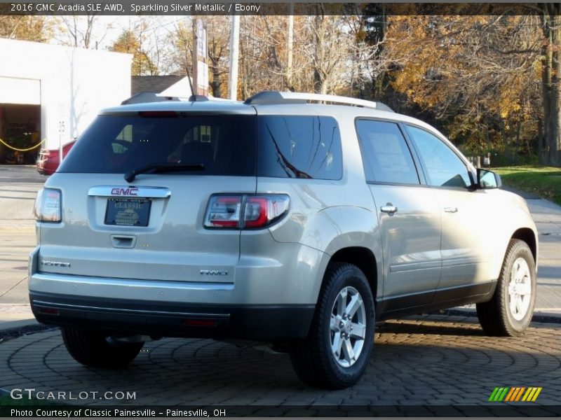 Sparkling Silver Metallic / Ebony 2016 GMC Acadia SLE AWD