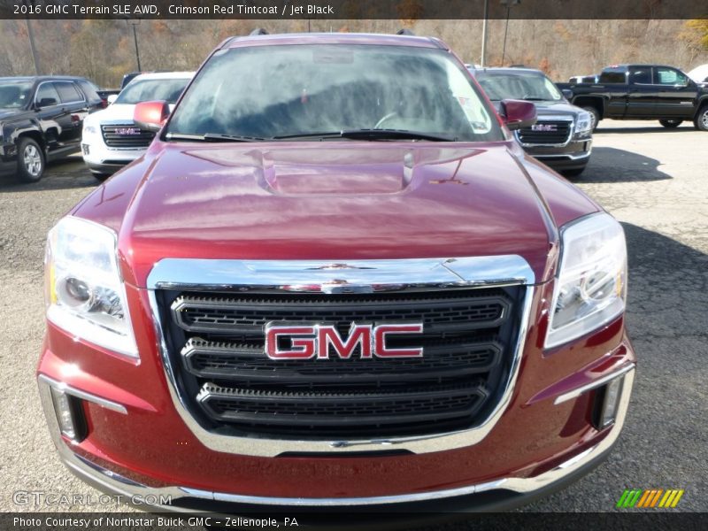 Crimson Red Tintcoat / Jet Black 2016 GMC Terrain SLE AWD