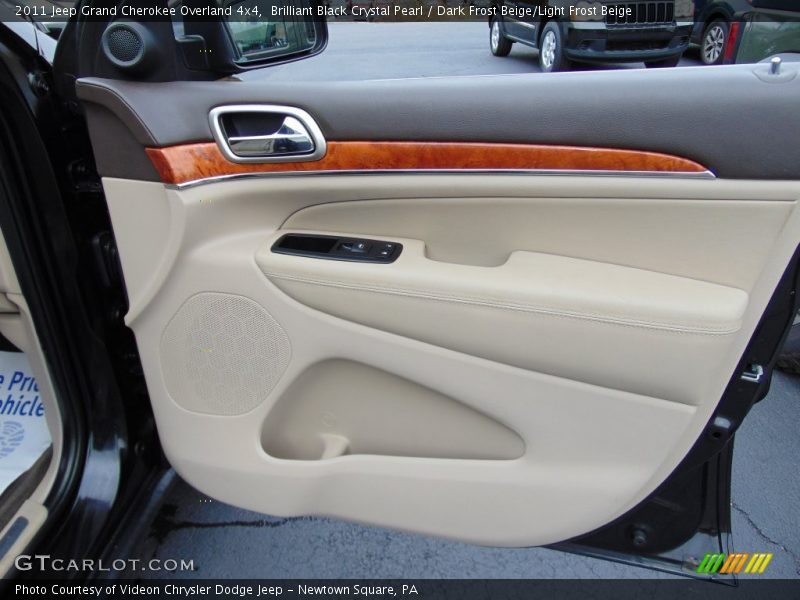 Brilliant Black Crystal Pearl / Dark Frost Beige/Light Frost Beige 2011 Jeep Grand Cherokee Overland 4x4