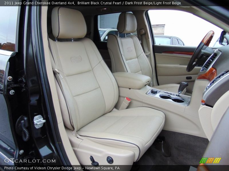 Brilliant Black Crystal Pearl / Dark Frost Beige/Light Frost Beige 2011 Jeep Grand Cherokee Overland 4x4