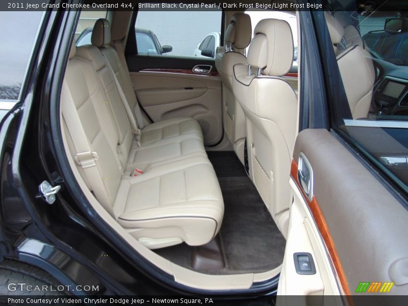 Brilliant Black Crystal Pearl / Dark Frost Beige/Light Frost Beige 2011 Jeep Grand Cherokee Overland 4x4