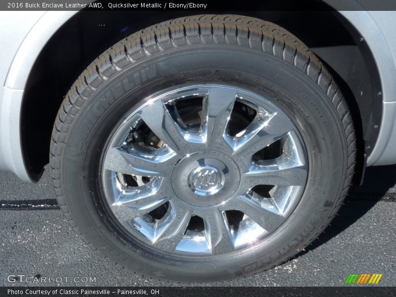 Quicksilver Metallic / Ebony/Ebony 2016 Buick Enclave Leather AWD