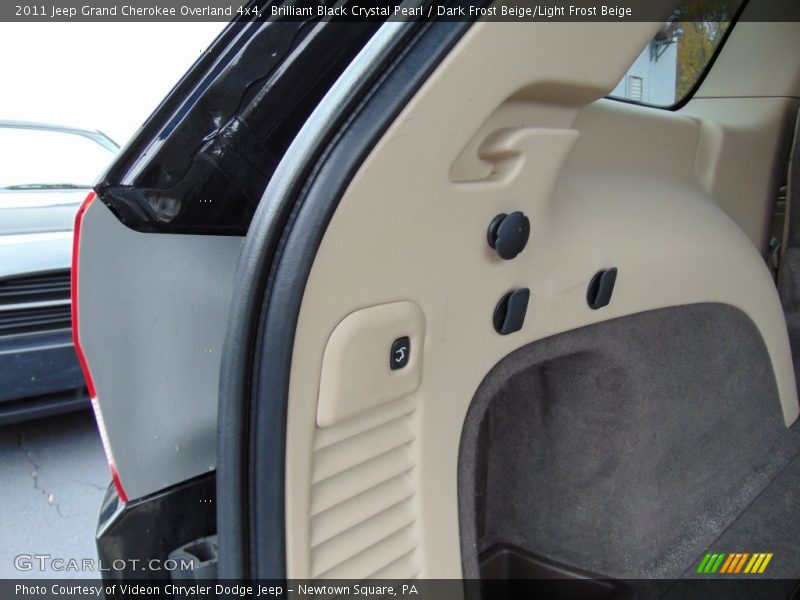 Brilliant Black Crystal Pearl / Dark Frost Beige/Light Frost Beige 2011 Jeep Grand Cherokee Overland 4x4