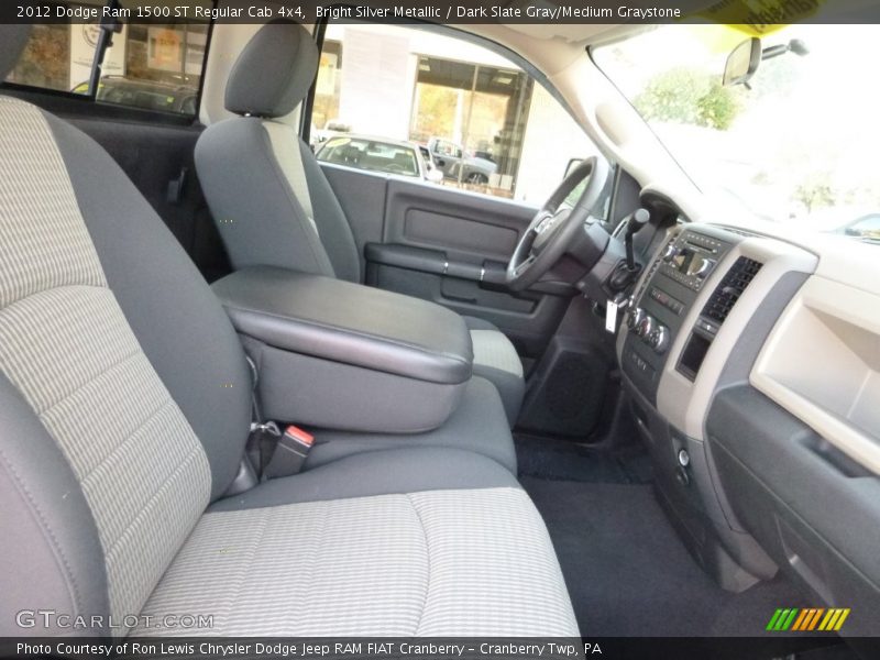 Bright Silver Metallic / Dark Slate Gray/Medium Graystone 2012 Dodge Ram 1500 ST Regular Cab 4x4