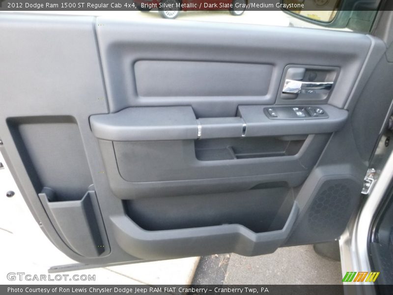 Bright Silver Metallic / Dark Slate Gray/Medium Graystone 2012 Dodge Ram 1500 ST Regular Cab 4x4