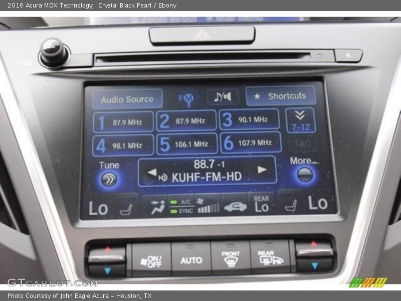 Crystal Black Pearl / Ebony 2016 Acura MDX Technology