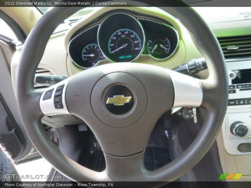 Mocha Steel Metallic / Cocoa/Cashmere 2012 Chevrolet Malibu LS