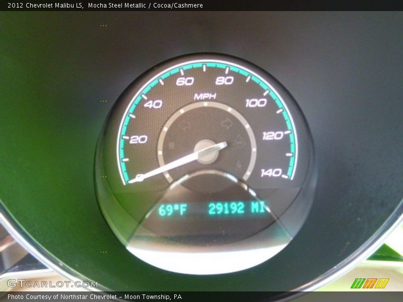 Mocha Steel Metallic / Cocoa/Cashmere 2012 Chevrolet Malibu LS