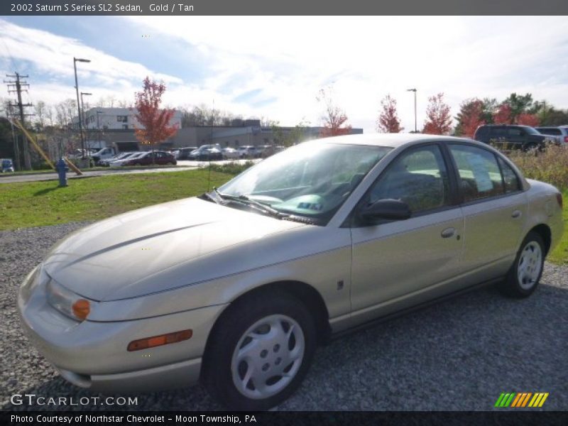 Gold / Tan 2002 Saturn S Series SL2 Sedan