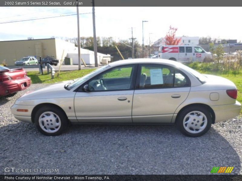 Gold / Tan 2002 Saturn S Series SL2 Sedan