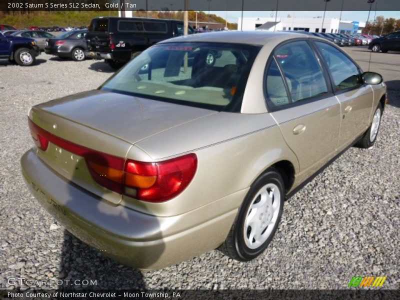 Gold / Tan 2002 Saturn S Series SL2 Sedan