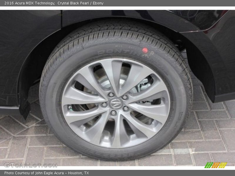 Crystal Black Pearl / Ebony 2016 Acura MDX Technology