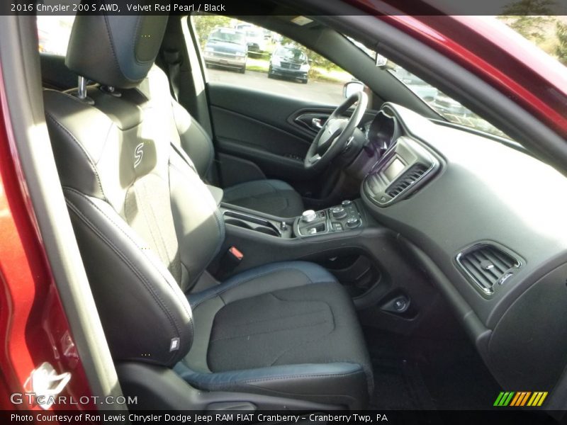 Velvet Red Pearl / Black 2016 Chrysler 200 S AWD