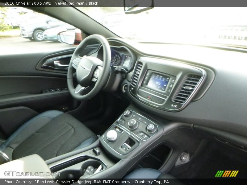 Velvet Red Pearl / Black 2016 Chrysler 200 S AWD