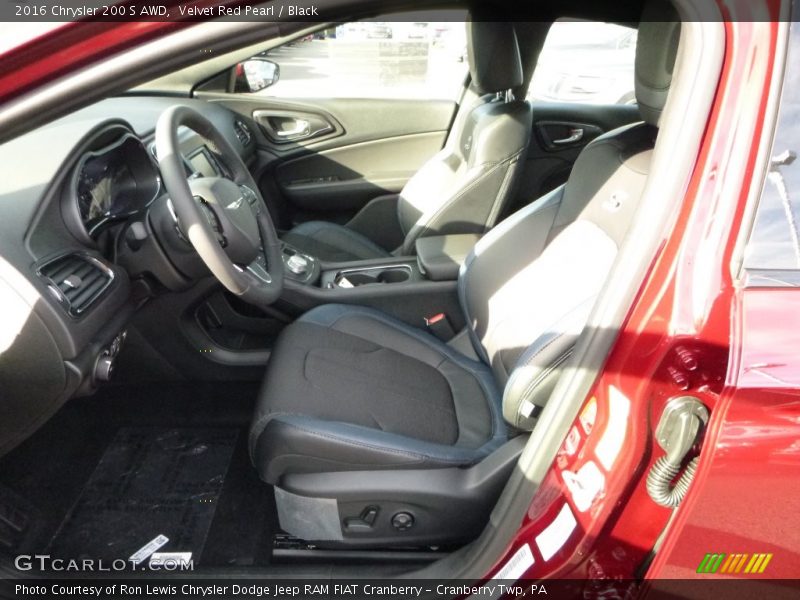 Velvet Red Pearl / Black 2016 Chrysler 200 S AWD