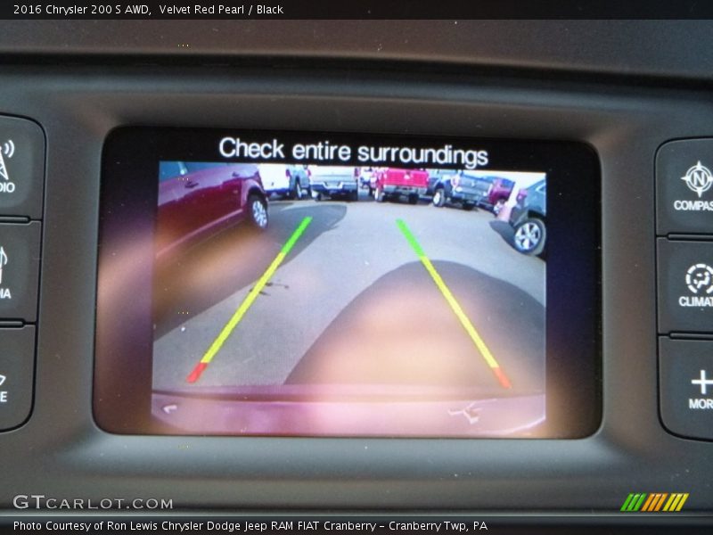 Velvet Red Pearl / Black 2016 Chrysler 200 S AWD