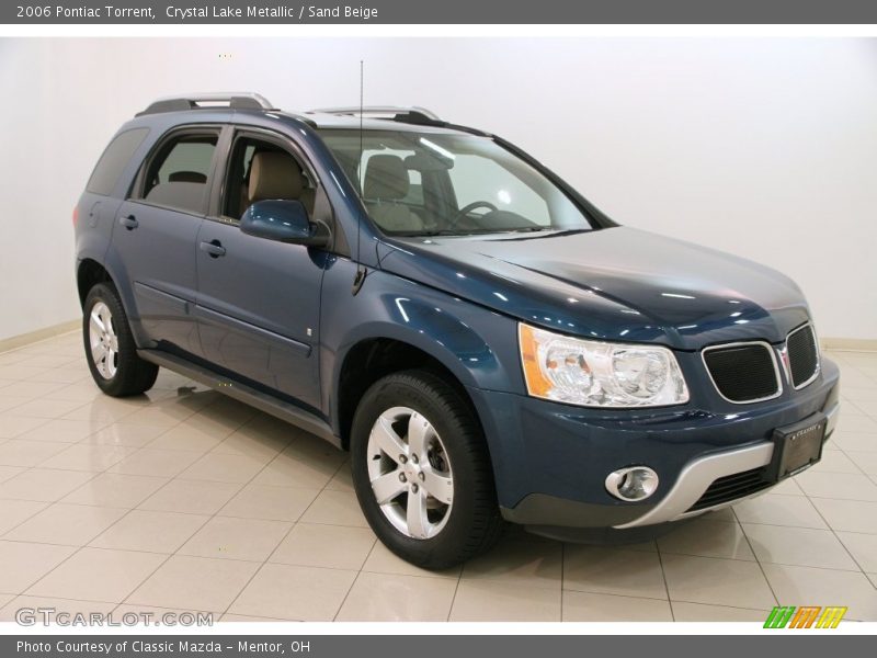 Crystal Lake Metallic / Sand Beige 2006 Pontiac Torrent