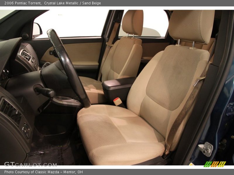 Crystal Lake Metallic / Sand Beige 2006 Pontiac Torrent