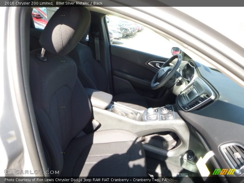 Billet Silver Metallic / Black 2016 Chrysler 200 Limited